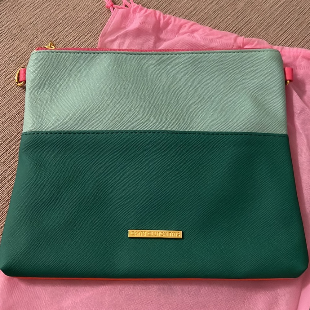 Cant’t Clutch This Reversible Color Block Clutch - image 4